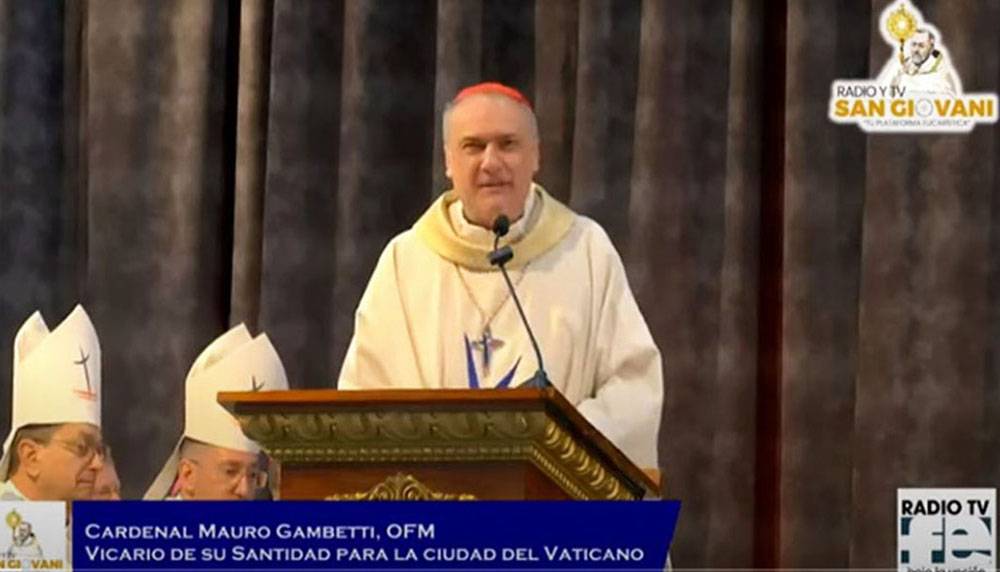 Omelia del Card Mauro Gambetti_