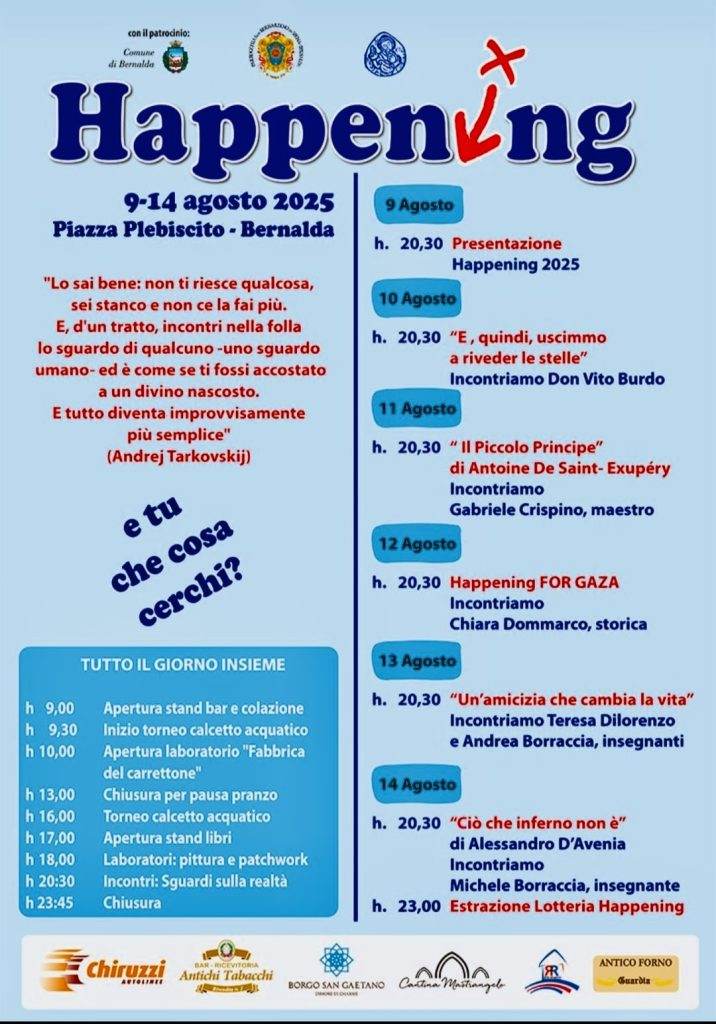 Locandina Happening 2025