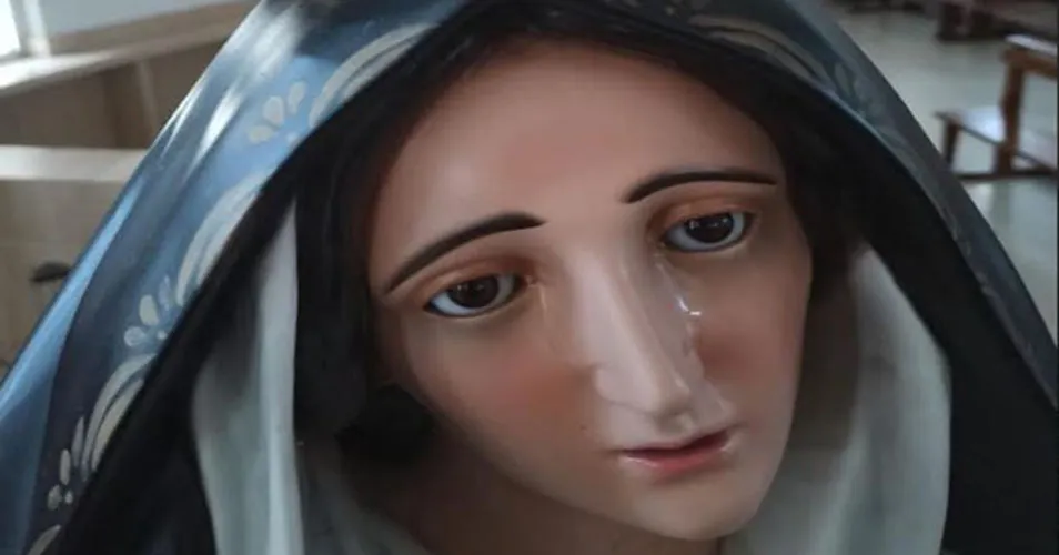 Statua dell’Addolorata a Pisticci Scalo. Nessuno gridi al miracolo