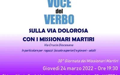 XXX Giornata Missionaria dei Martiri
