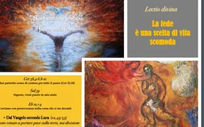 XX DOMENICA DEL TEMPO ORDINARIO (ANNO C) – Lectio divina￼