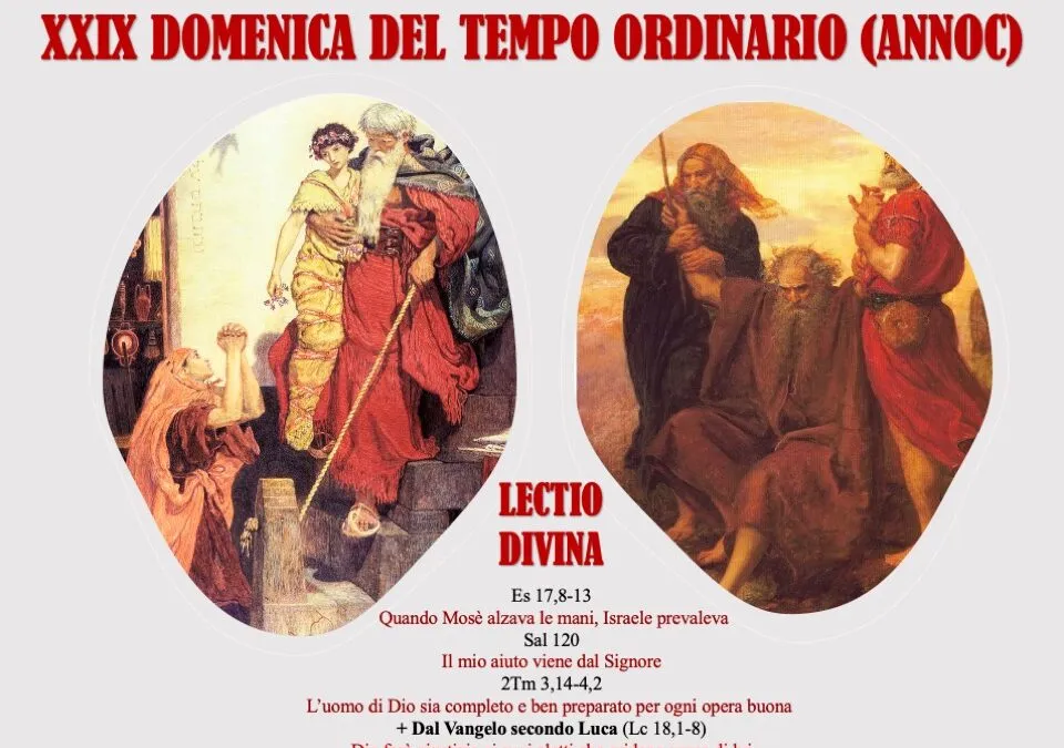 XXIX DOMENICA DEL TEMPO ORDINARIO (ANNO C) – Lectio divina￼