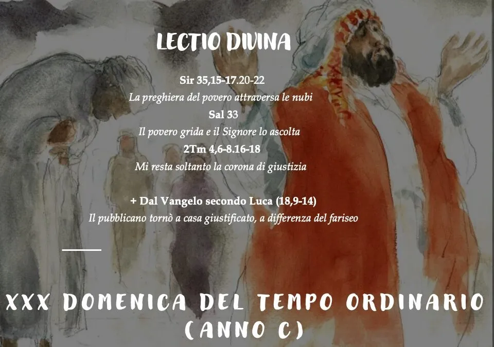 XXX DOMENICA DEL TEMPO ORDINARIO (ANNO C) – Lectio divina￼