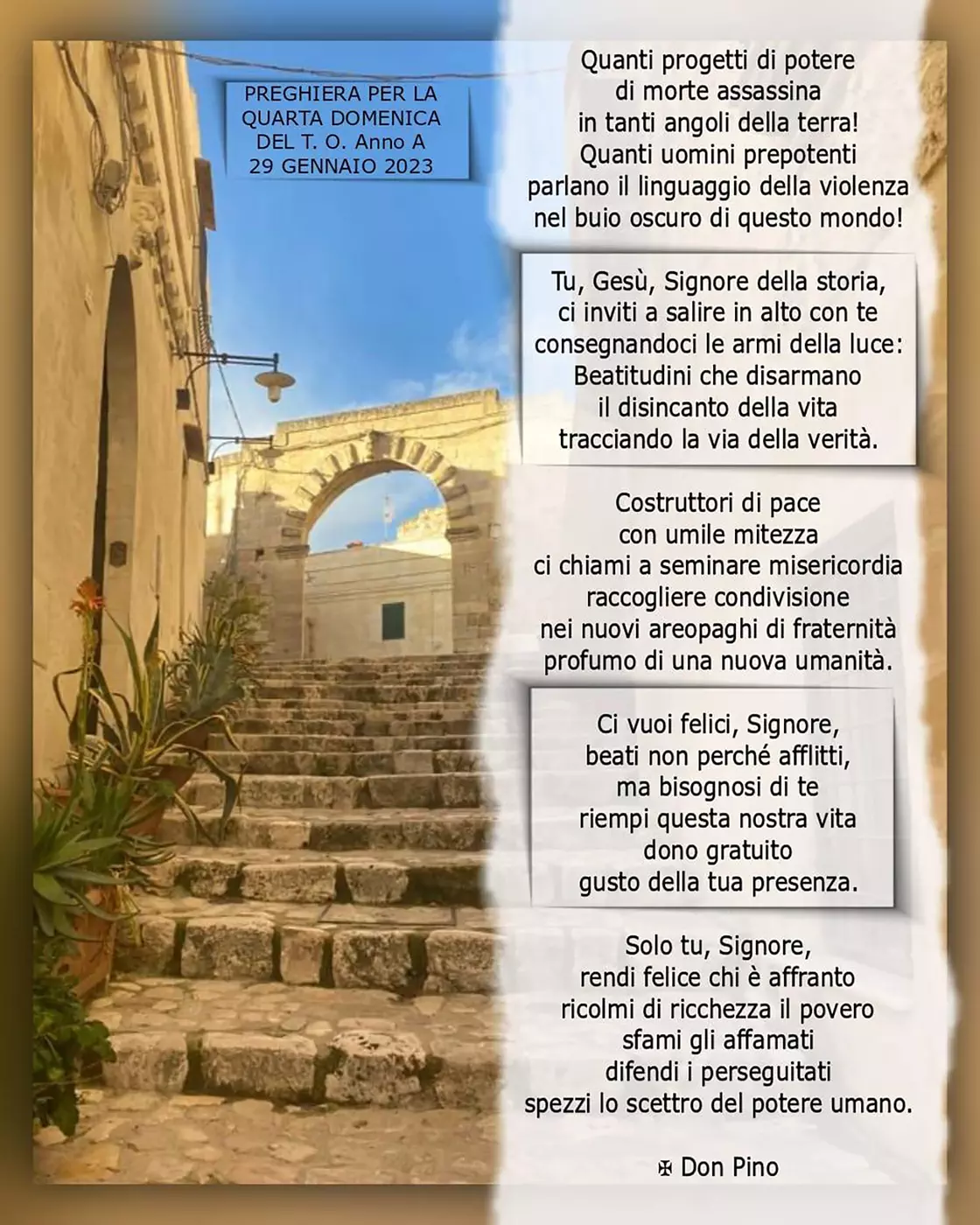 Preghiera per la Quarta Domenica 2023