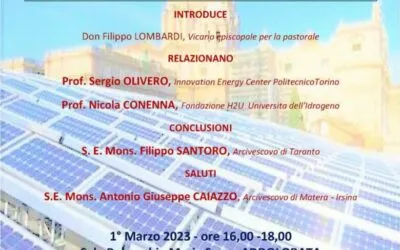 Nuove energie dalle parrocchie della Diocesi: comunità rinnovabili e idrogeno