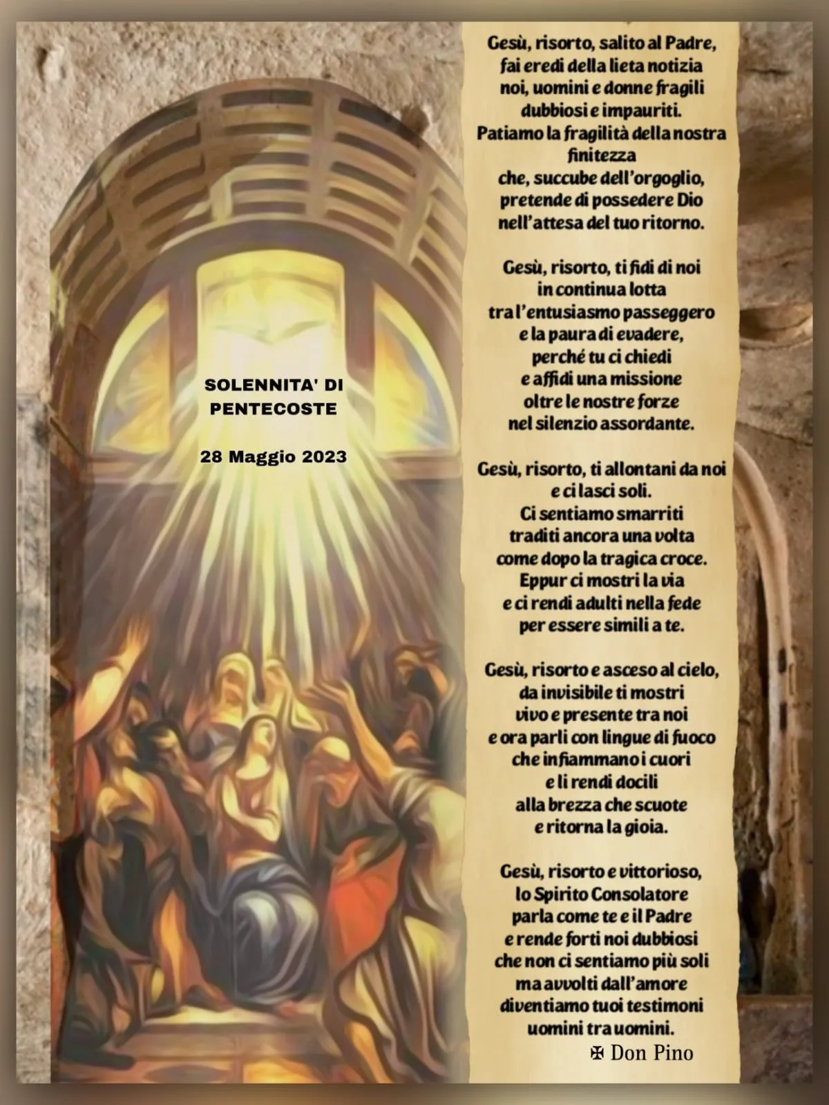 Preghiera per la Solennita' di Pentecoste