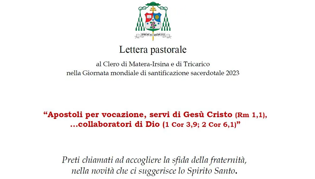 Preti chiamati ad accogliere la sfida della fraternita'_