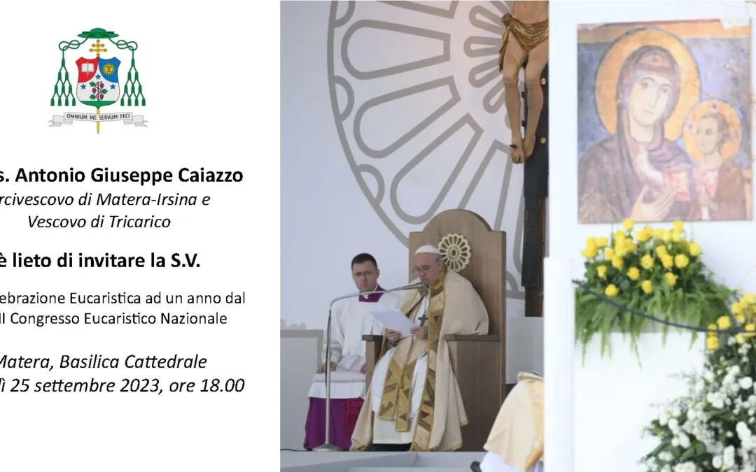 Ad un anno dal XXVII Congresso Eucaristico Nazionale