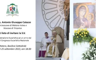 Ad un anno dal XXVII Congresso Eucaristico Nazionale