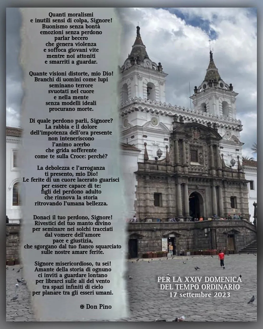 XXIV Domenica del tempo ordinario 2023