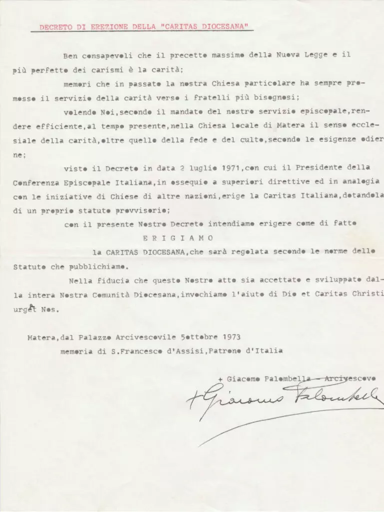 Documento erezione Caritas Matera (1)
