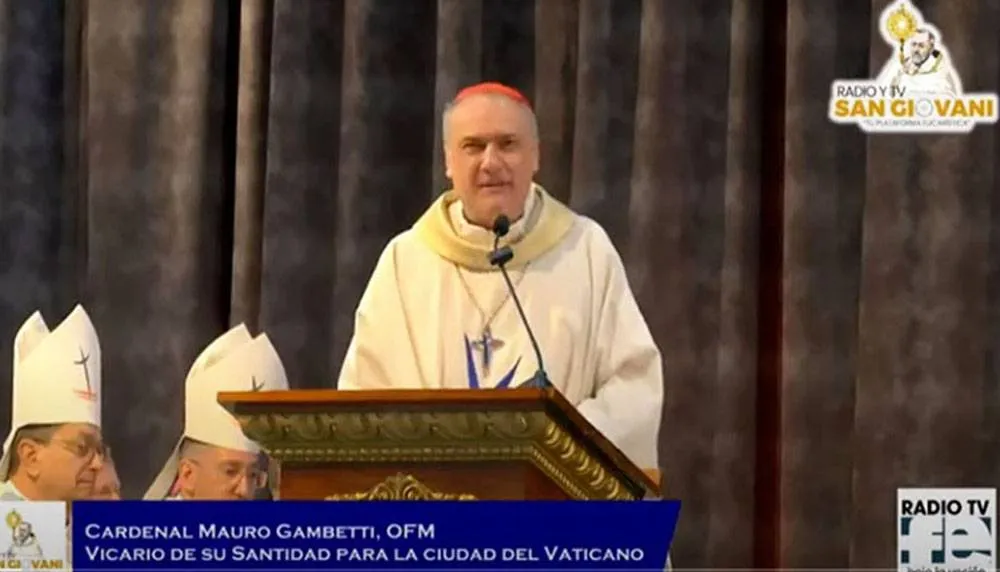 Omelia del Card. Mauro Gambetti, Vicario Generale di Sua Santità per la Città del Vaticano