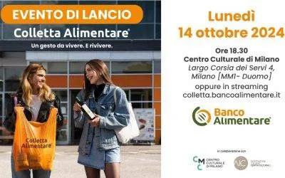 Presentazione della Giornata Nazionale della Colletta Alimentare 2024