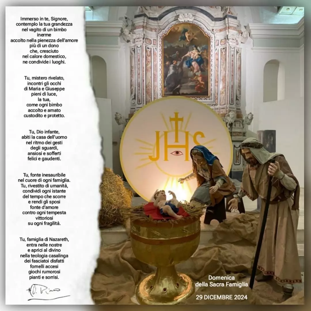 Preghiera per la Festa della Sacra Famiglia