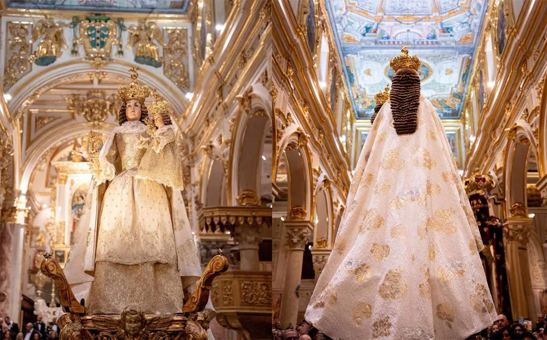 Abito giubilare della Madonna della Bruna