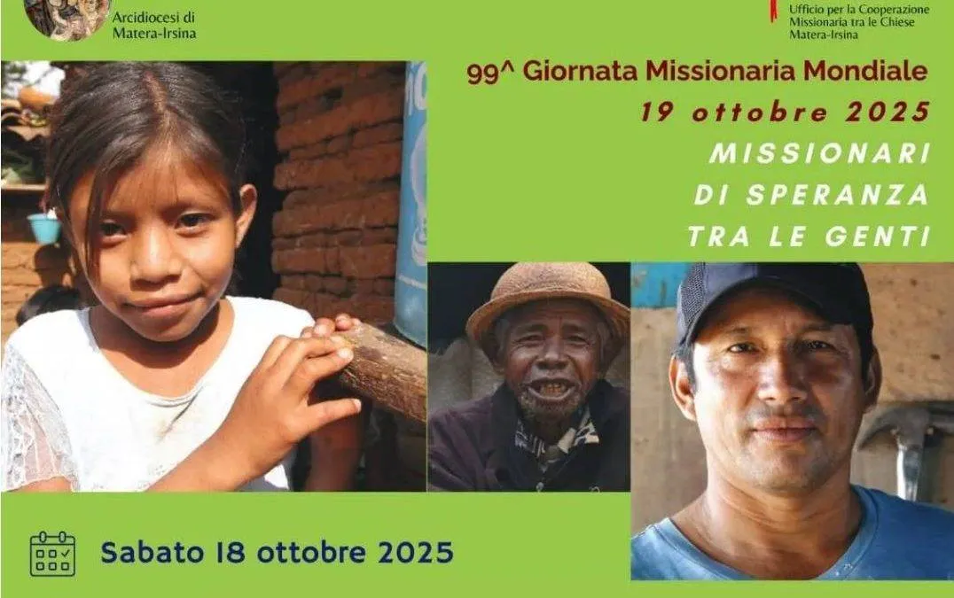 Domenica 19 ottobre: 99^ Giornata Missionaria Mondiale. Questa sera una veglia nella Cattedrale di Matera e il sostegno della Diocesi alla costruzione di una chiesa in Indonesia